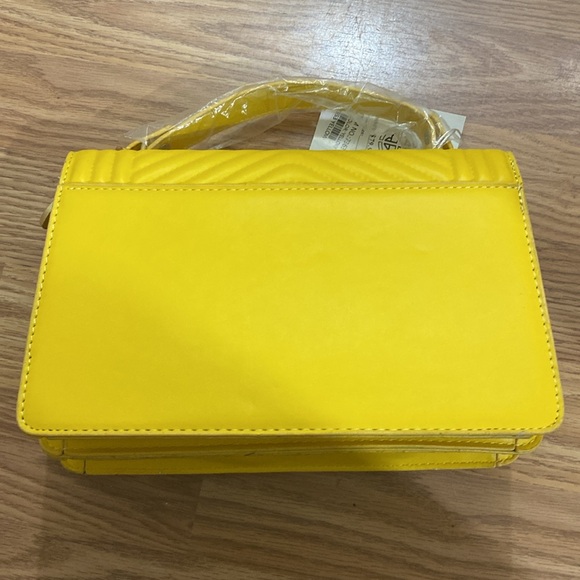 AKA New York Yellow Quilted Satchel - Picture 2 of 2